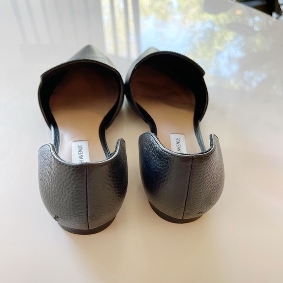 Saks Fifth Ave Black Leather Mule - 7 - Picture 4 of 4